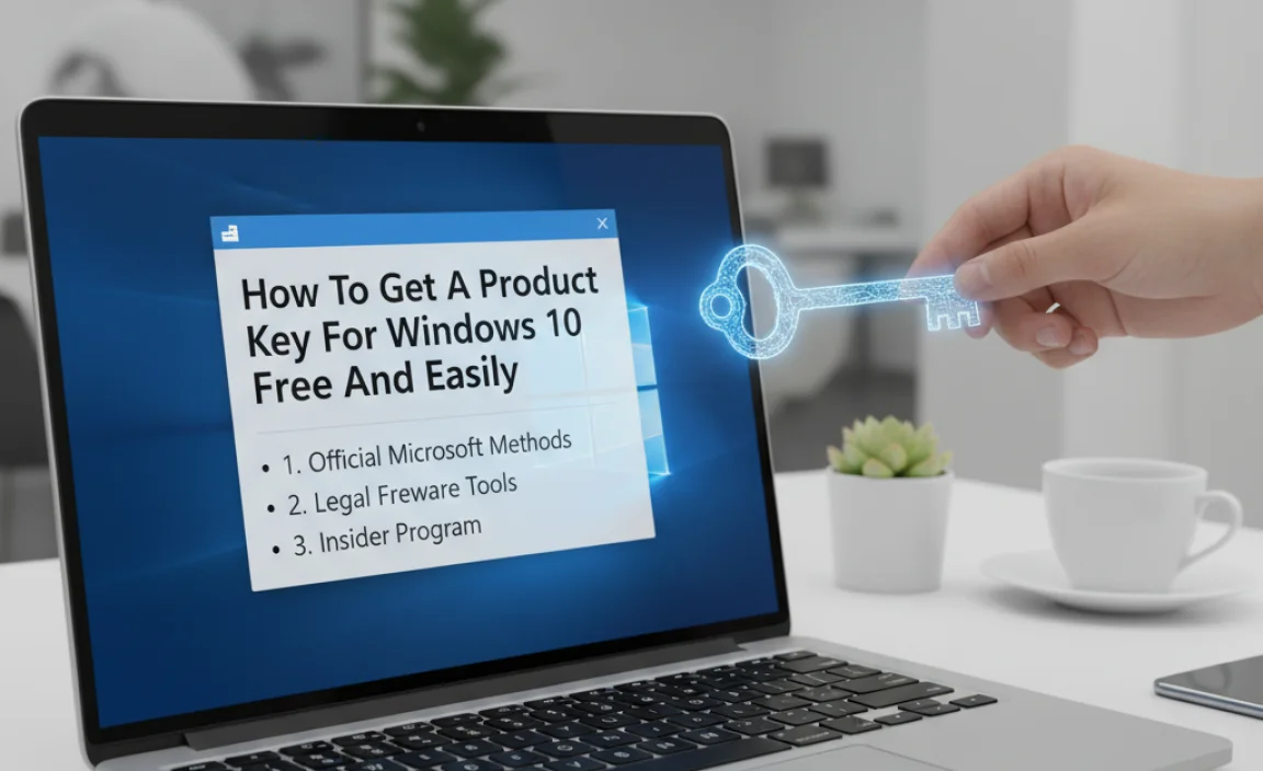 How To Get A Product Key For Windows 10 Free And Easily
