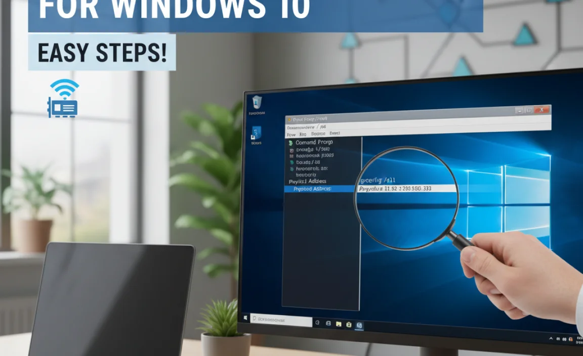 How To Get Mac Address For Windows 10: Easy Steps!