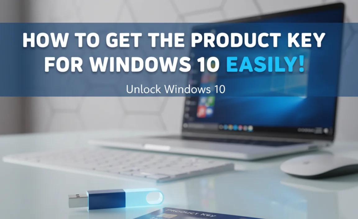 How To Get The Product Key For Windows 10 Easily!