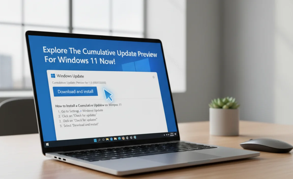 How to Install a Cumulative Update Preview on Windows 11