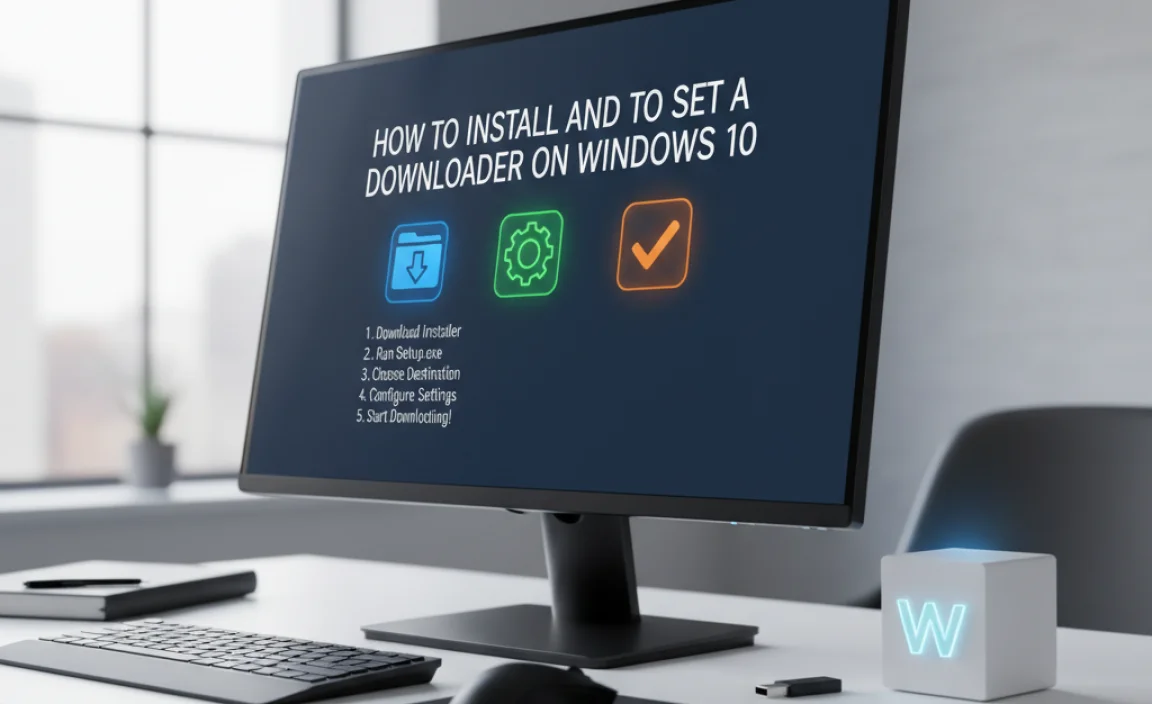 How to Install and Set Up a Downloader on Windows 10
