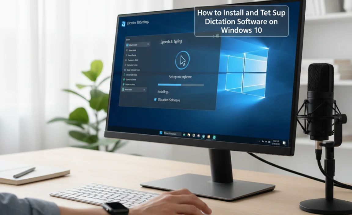 How to Install and Set Up Dictation Software on Windows 10