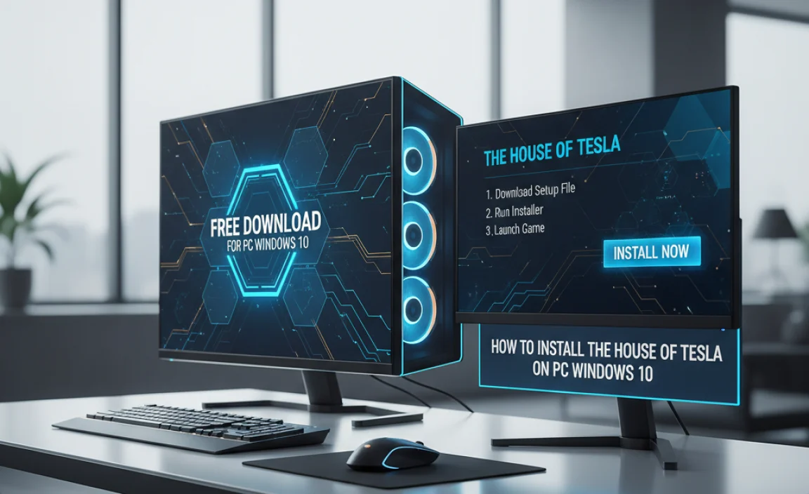 How to Install The House of Tesla on PC Windows 10