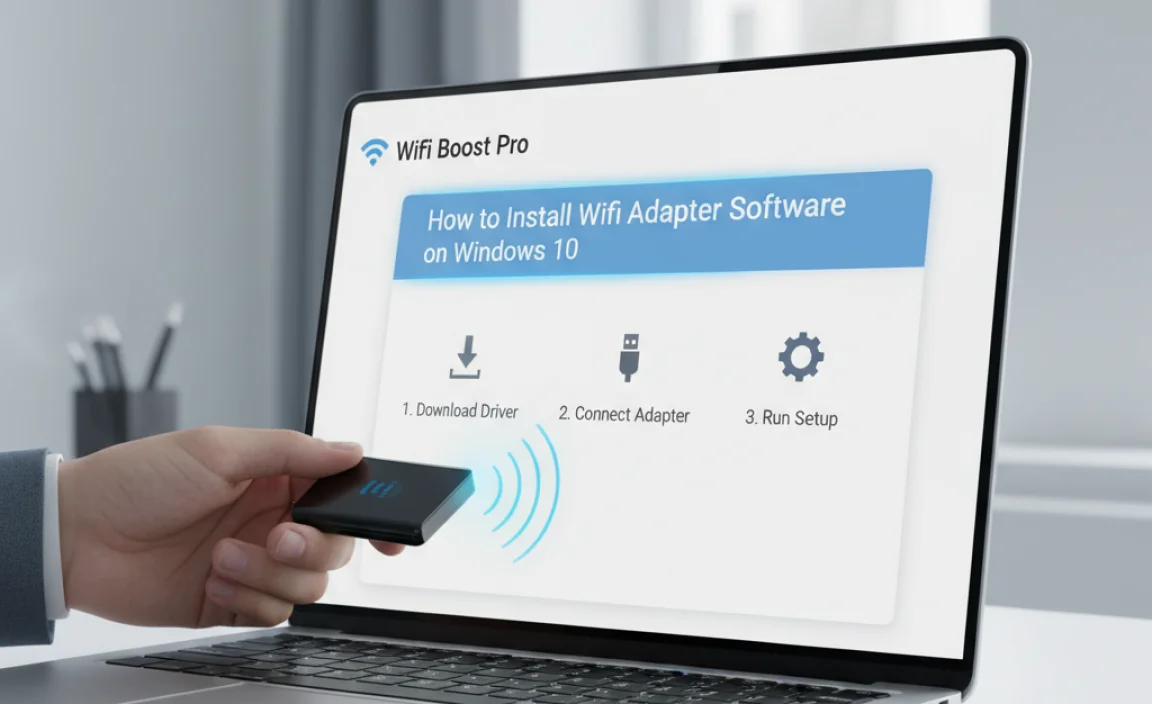 How to Install Wifi Adapter Software on Windows 10