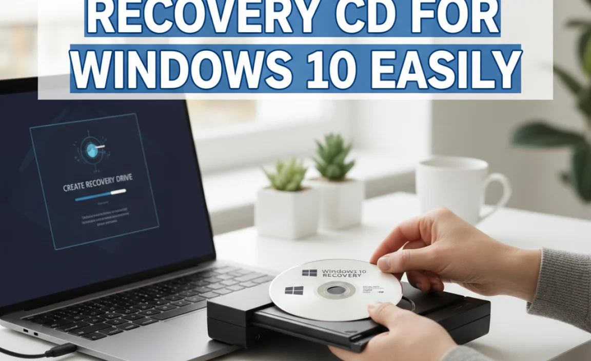 How To Make A Recovery Cd For Windows 10 Easily