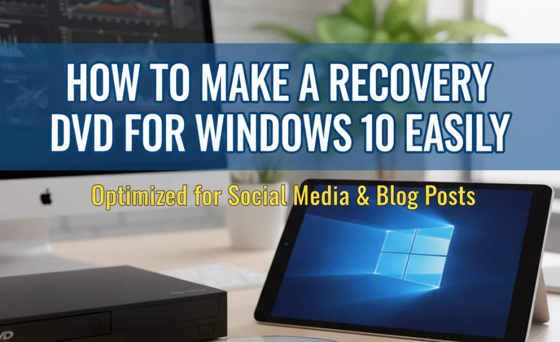 How To Make A Recovery Dvd For Windows 10 Easily