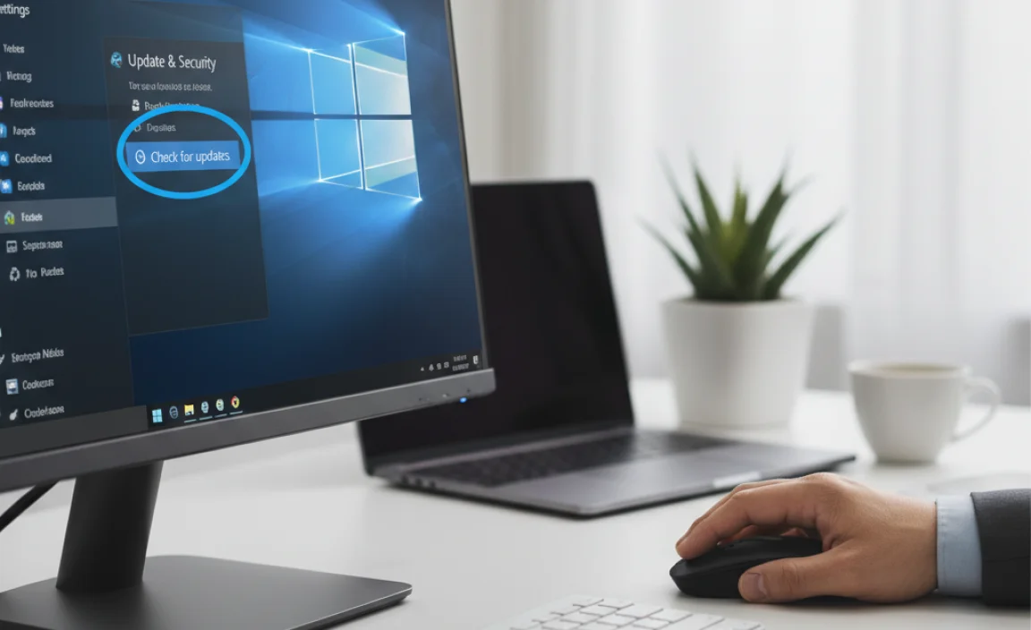 How to Manually Check for Updates