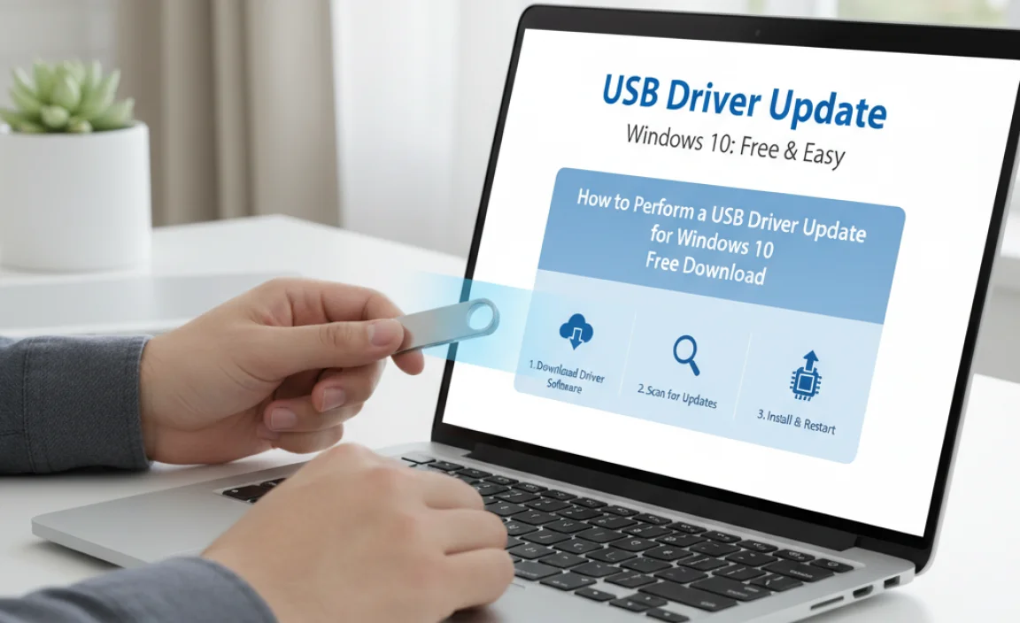 How to Perform a USB Driver Update for Windows 10 Free Download