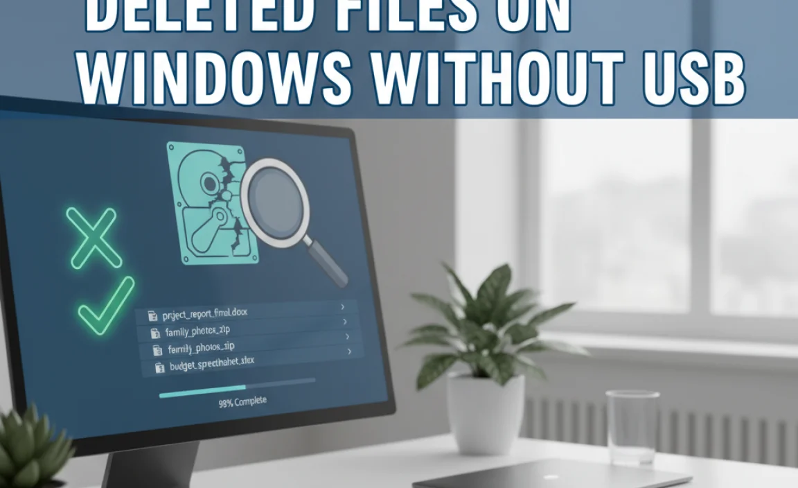 How To Recover Deleted Files On Windows Without Usb