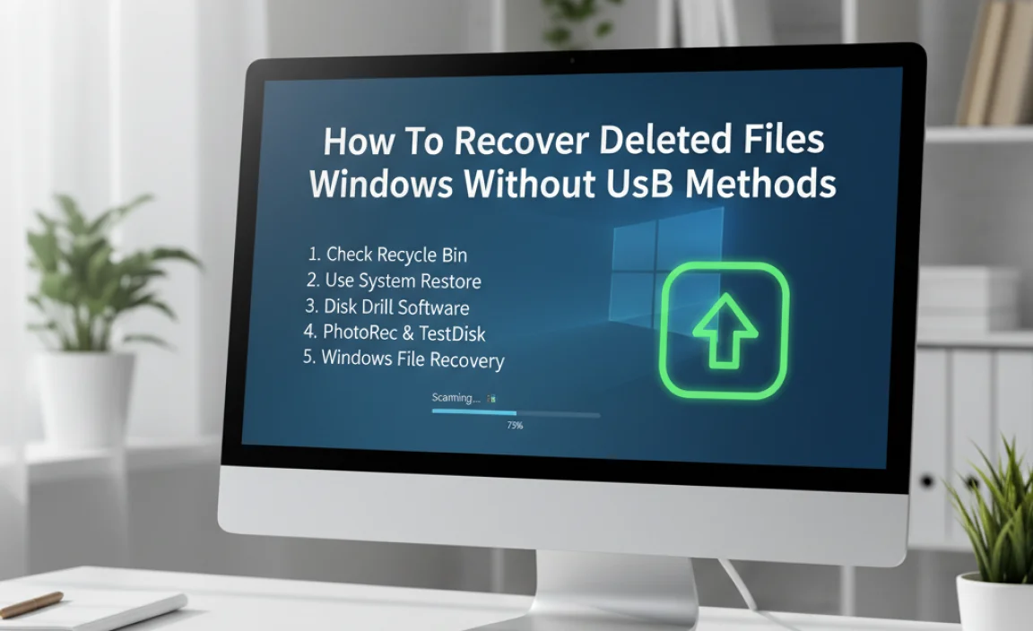 How To Recover Deleted Files Windows Without Usb Methods
