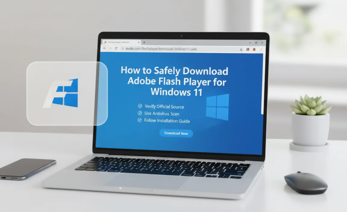 How to Safely Download Adobe Flash Player for Windows 11