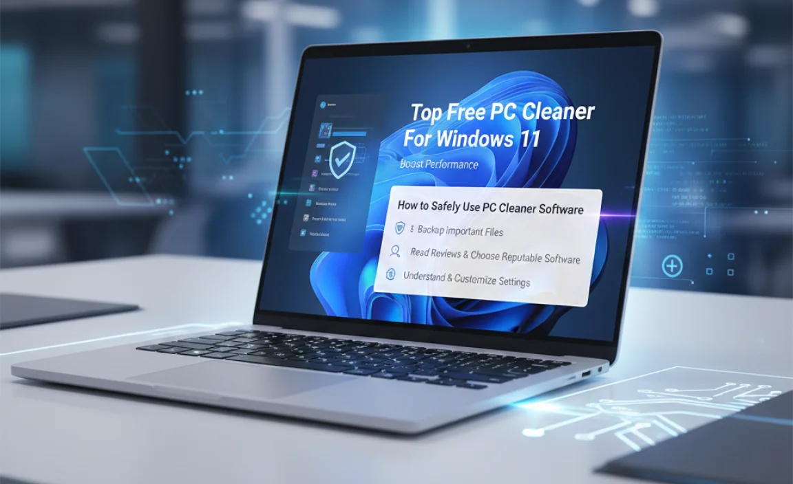 How to Safely Use PC Cleaner Software