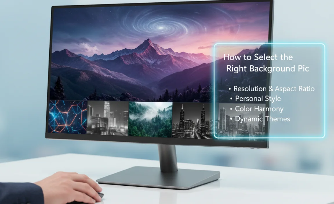 How to Select the Right Background Pic