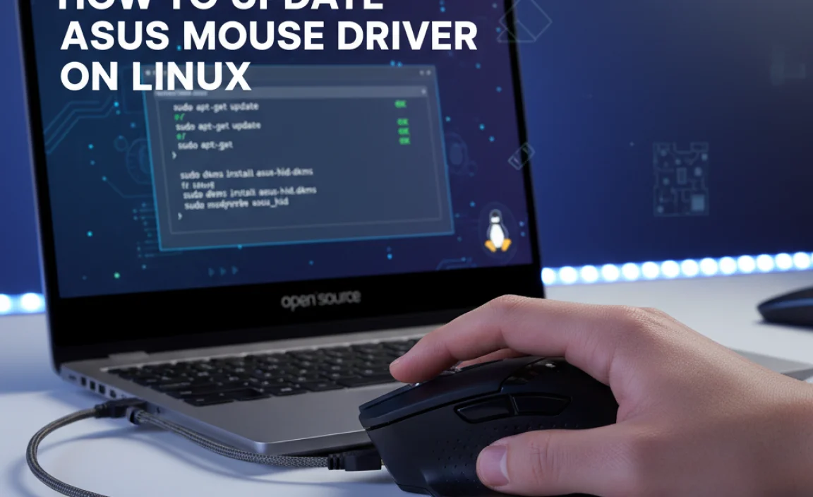 How to Update Asus Mouse Driver on Linux