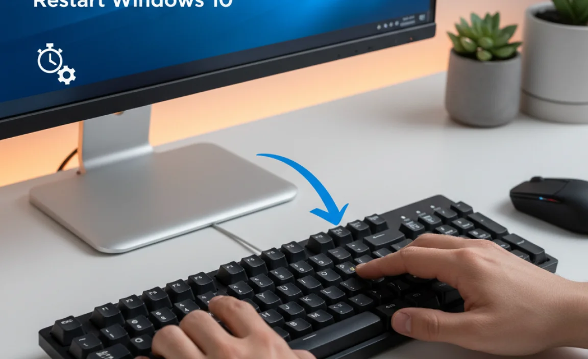 How to Use Keyboard Shortcuts to Restart Windows 10