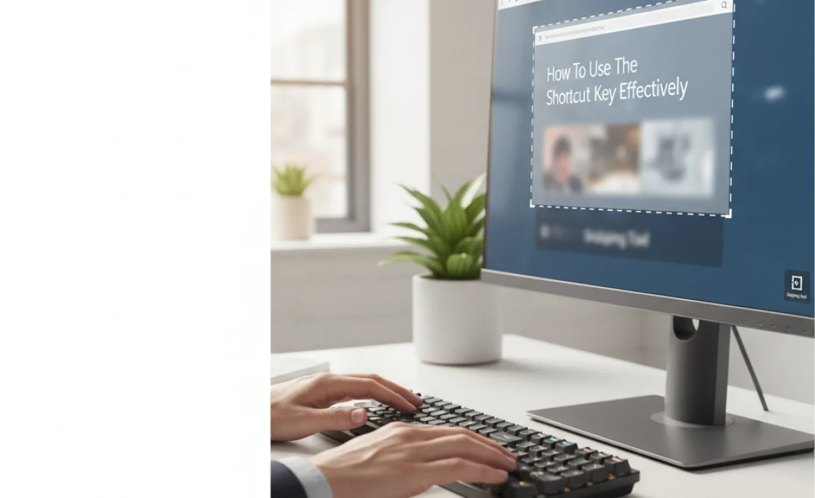 How To Use The Shortcut Key Effectively