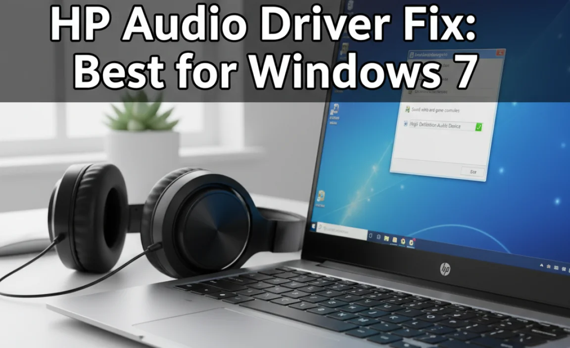 HP Audio Driver Fix: Best for Windows 7