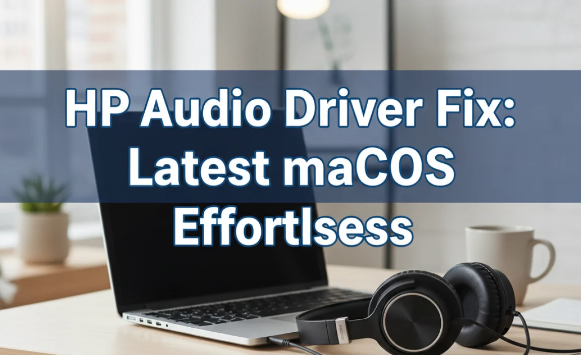 HP Audio Driver Fix: Latest macOS Effortless