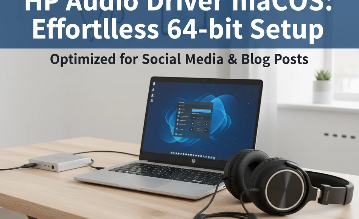 HP Audio Driver macOS: Effortless 64-bit Setup