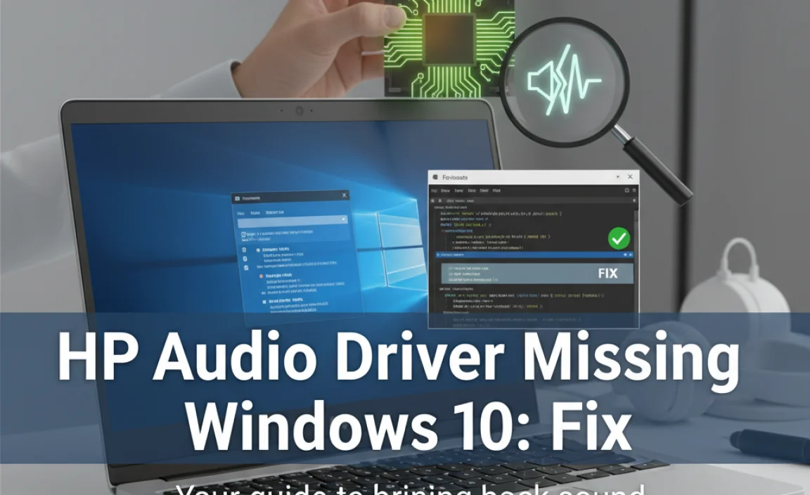 HP Audio Driver Missing Windows 10: Fix