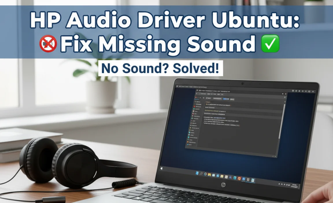 HP Audio Driver Ubuntu: Fix Missing Sound
