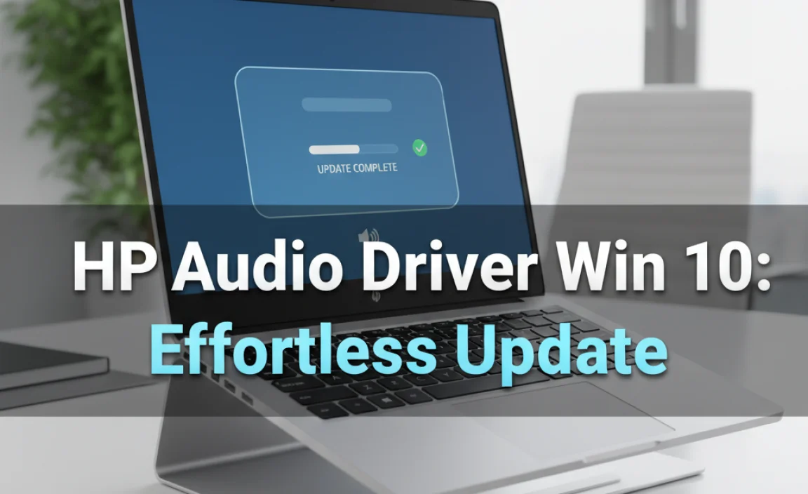 HP Audio Driver Win 10: Effortless Update