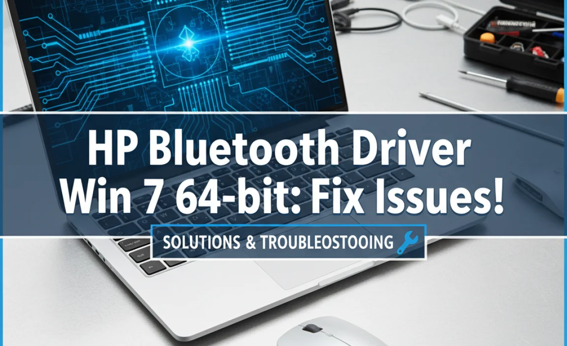 HP Bluetooth Driver Win 7 64-bit: Fix Issues!