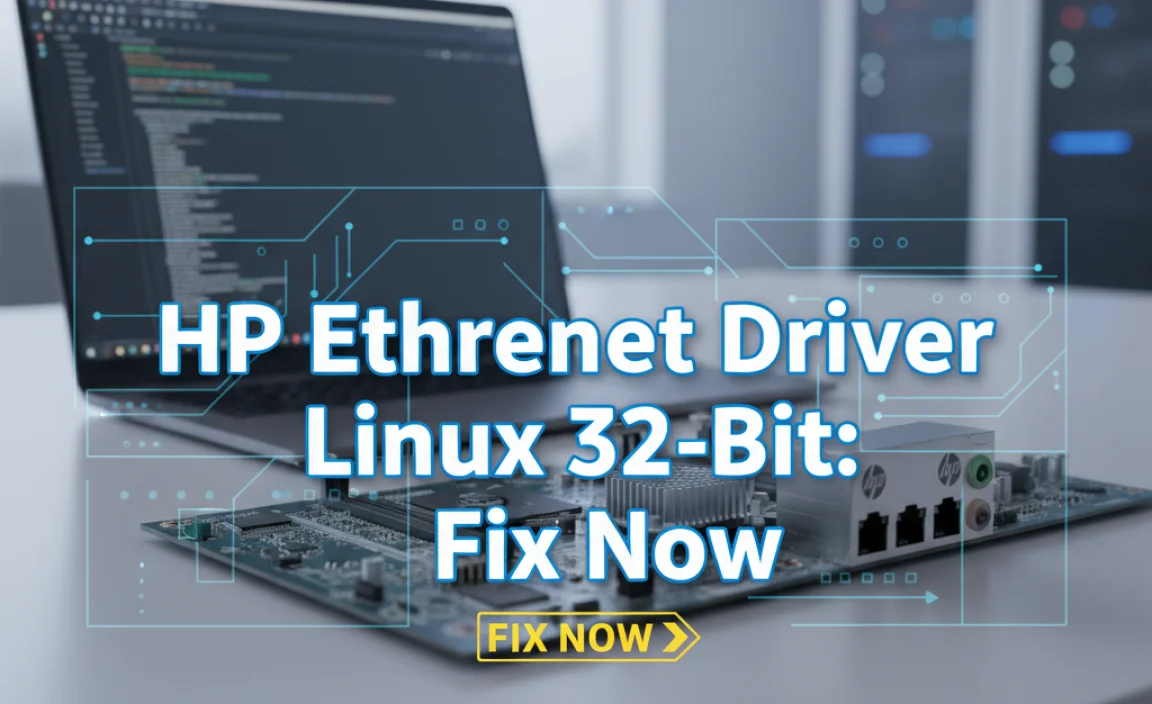 HP Ethernet Driver Linux 32-Bit: Fix Now