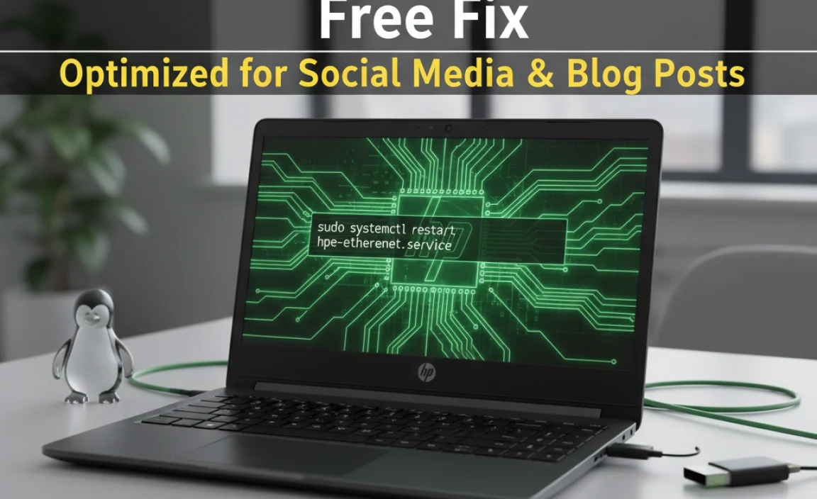 HP Ethernet Linux Driver: Free Fix
