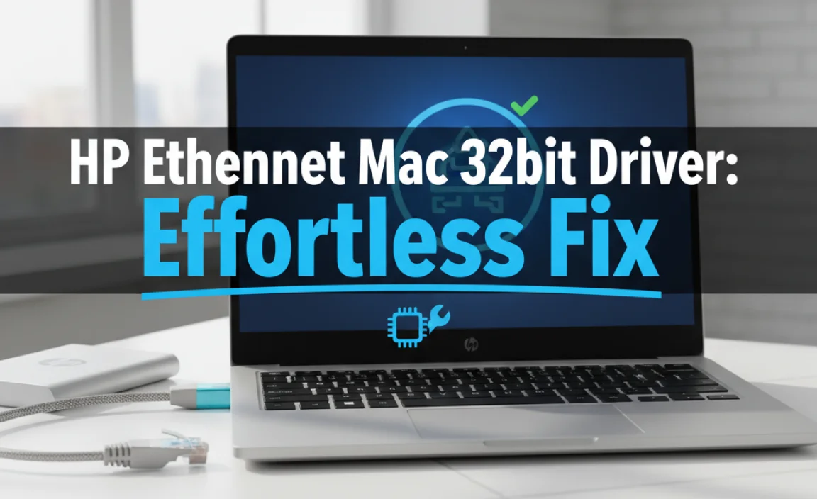 HP Ethernet Mac 32bit Driver: Effortless Fix