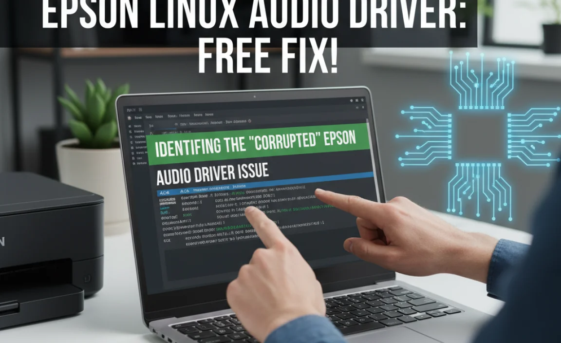 Identifying the &#8220;Corrupted&#8221; Epson Audio Driver Issue