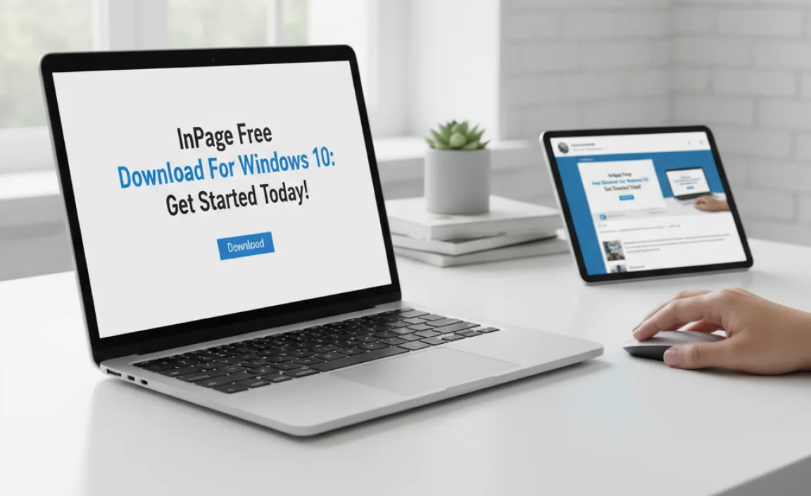 InPage Free Download for Windows 10