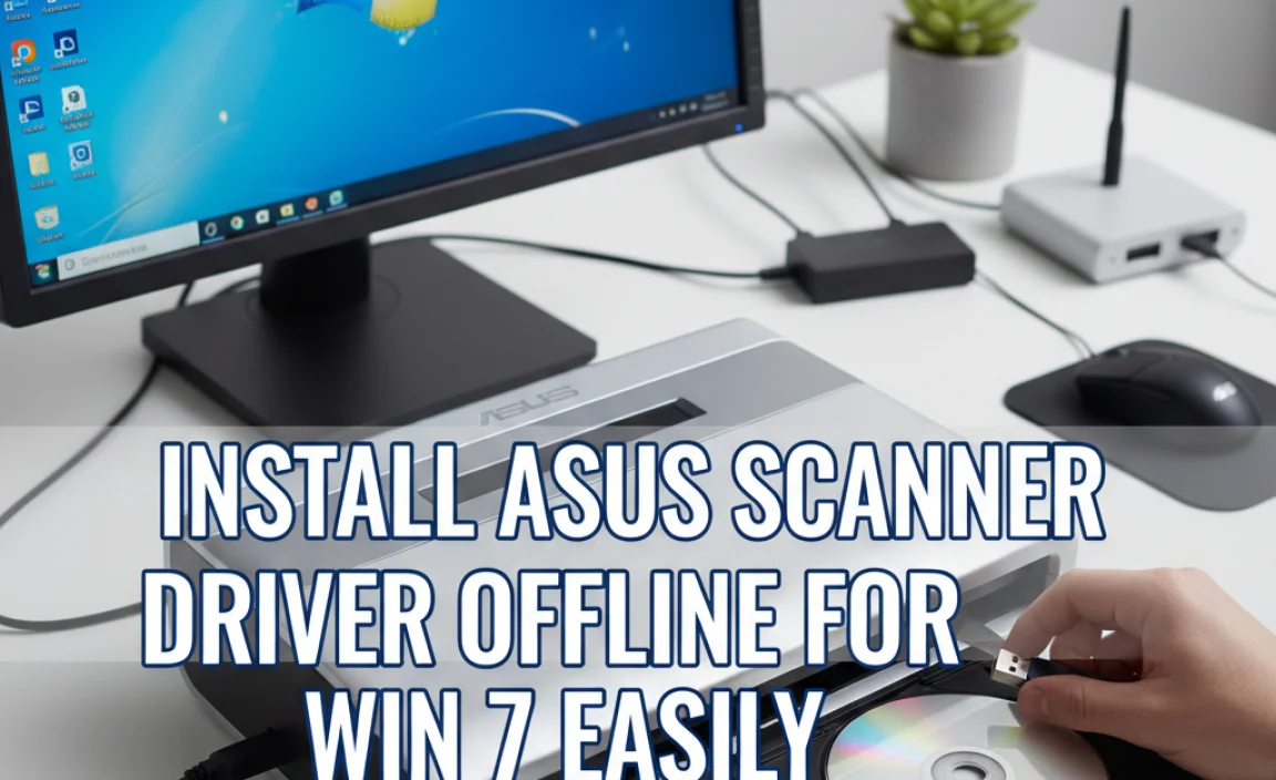 Install ASUS Scanner Driver Offline for Win 7 Easily