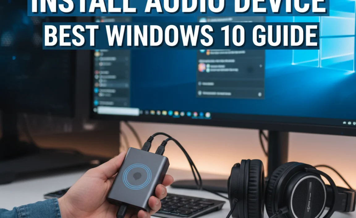 Install Audio Device: Best Windows 10 Guide