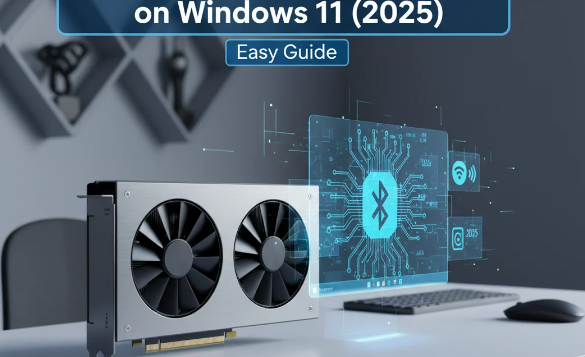 Install NVIDIA Bluetooth Driver on Windows 11 (2025)