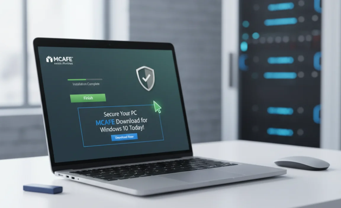 Installation of McAfee on Windows 10