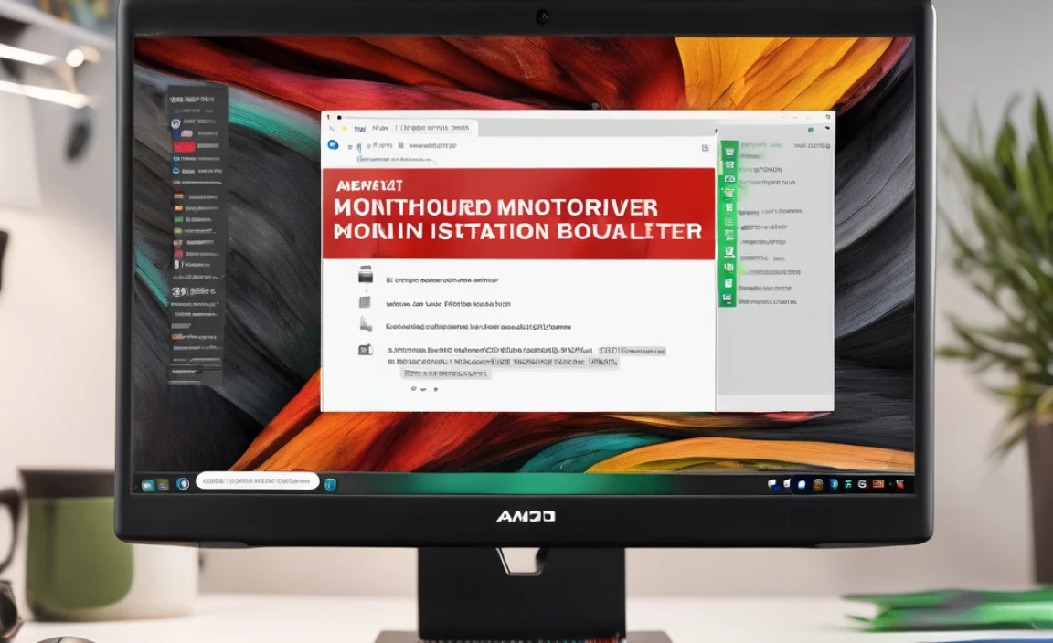 Installation Process for AMD Monitor Driver on Chromebook