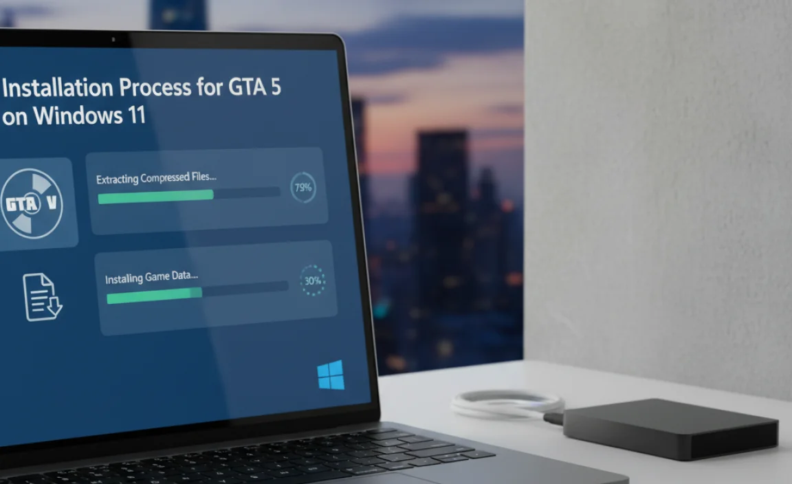Installation Process for GTA 5 on Windows 11