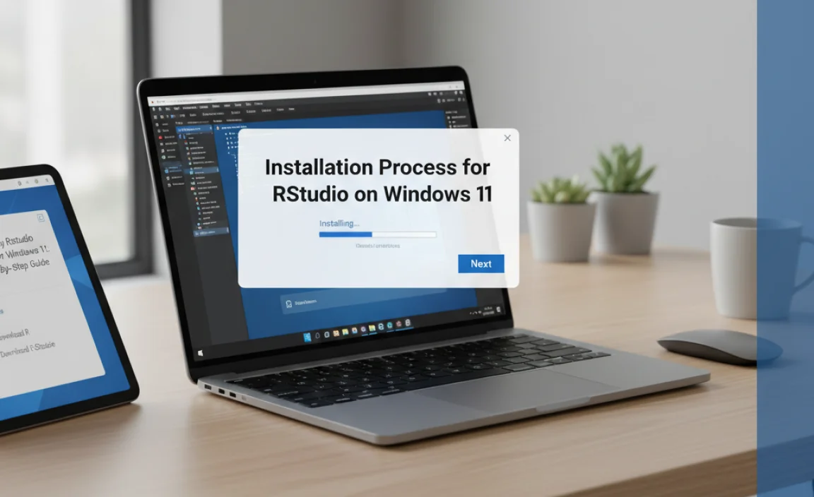 Installation Process for RStudio on Windows 11