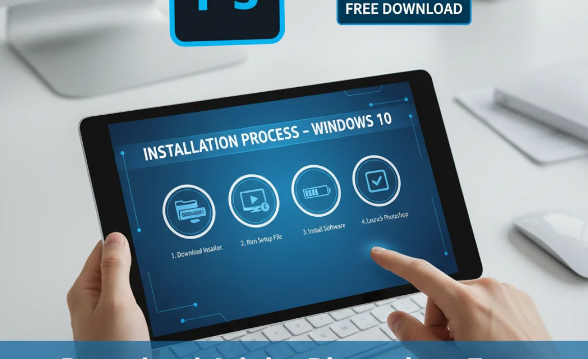 Installation Process of Adobe Photoshop on Windows 10