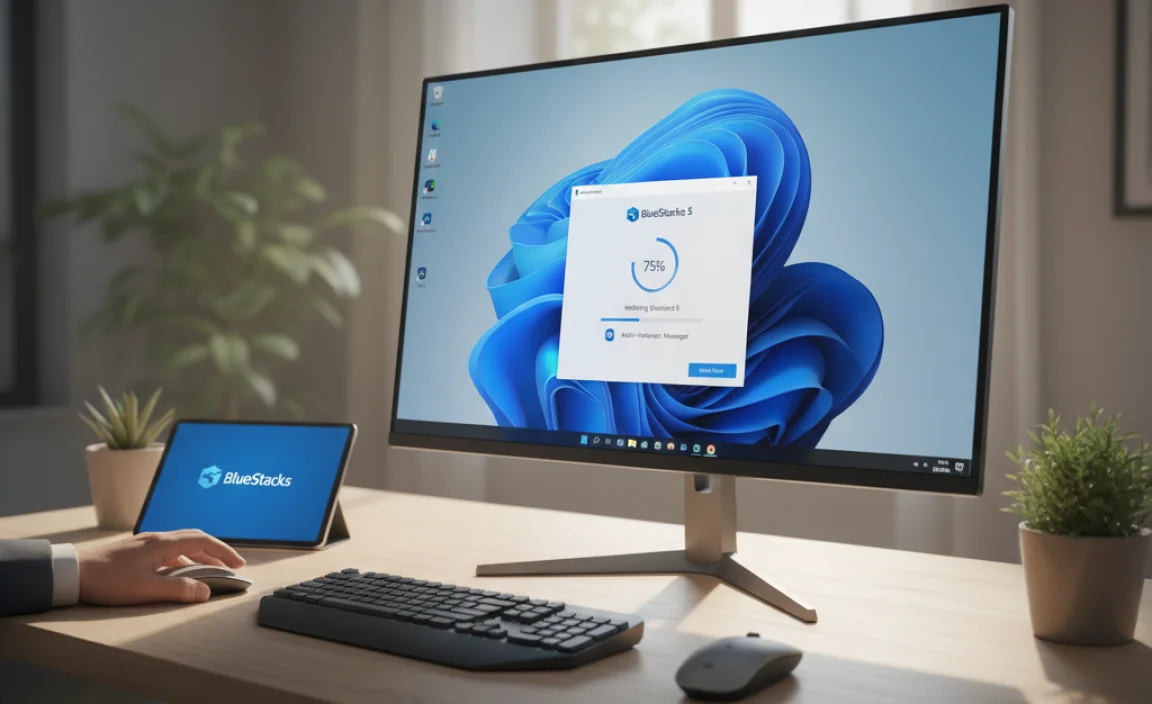 Installation Process of BlueStacks 5 on Windows 11