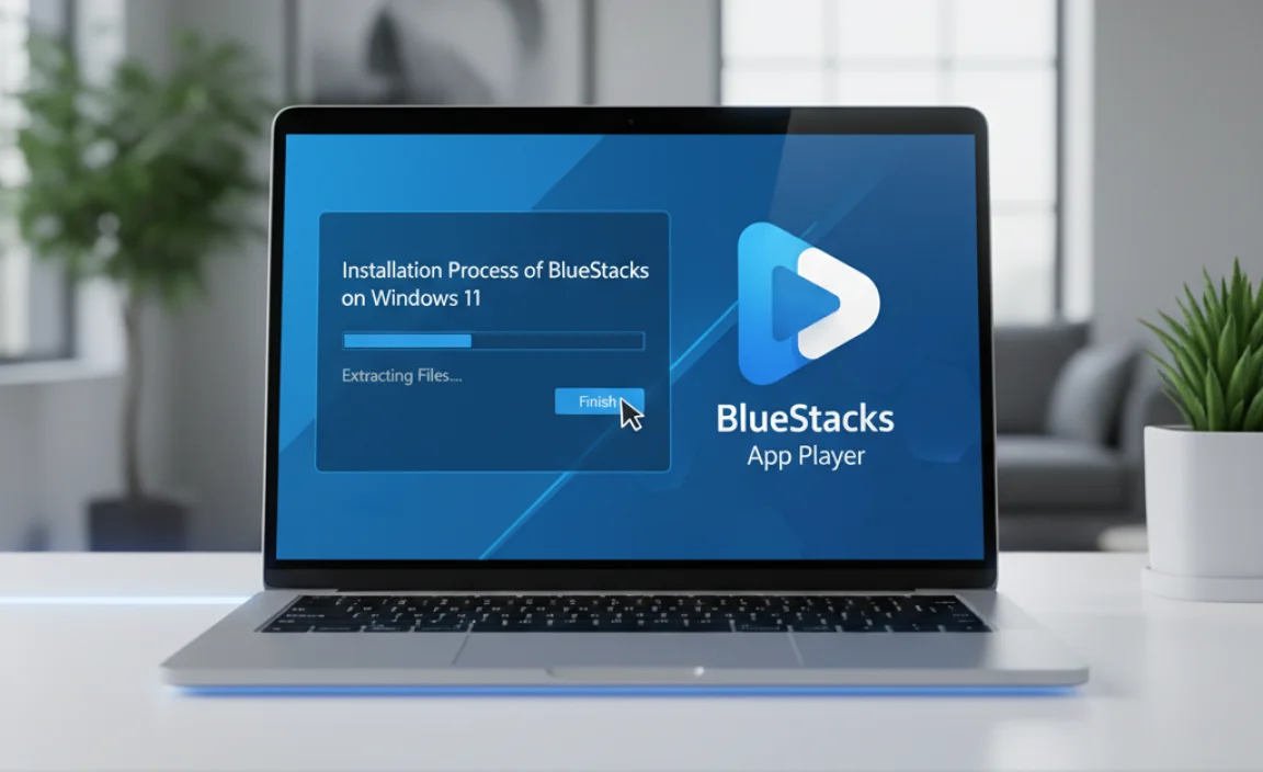 Installation Process of BlueStacks on Windows 11