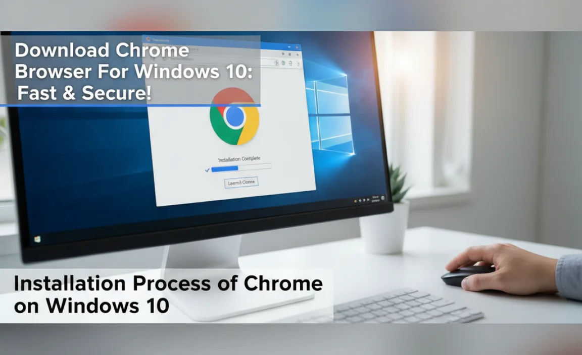 Installation Process of Chrome on Windows 10