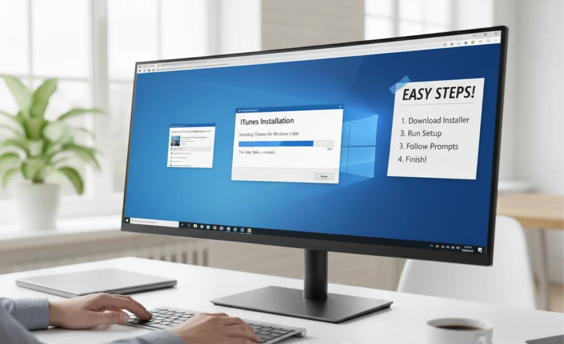 Installation Process of iTunes on Windows 10