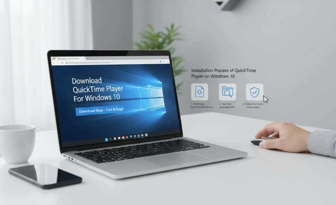 Installation Process of QuickTime Player on Windows 10