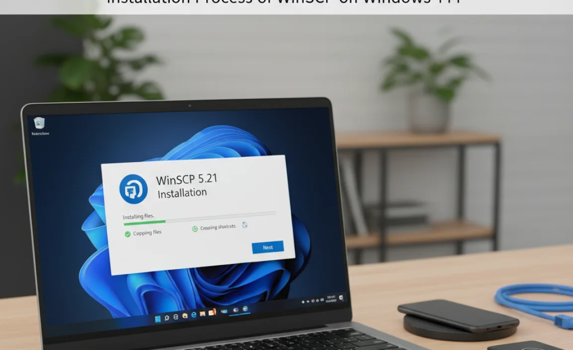 Installation Process of WinSCP on Windows 11