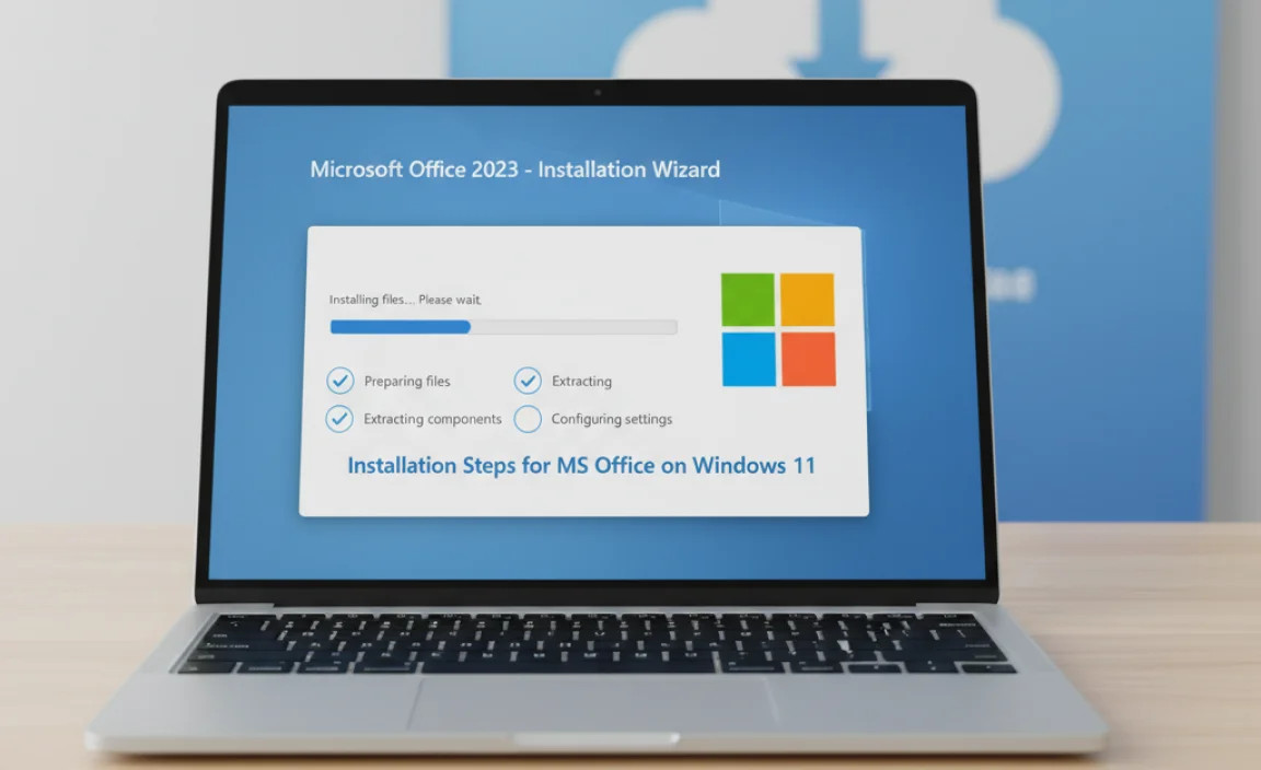 Installation Steps for MS Office on Windows 11