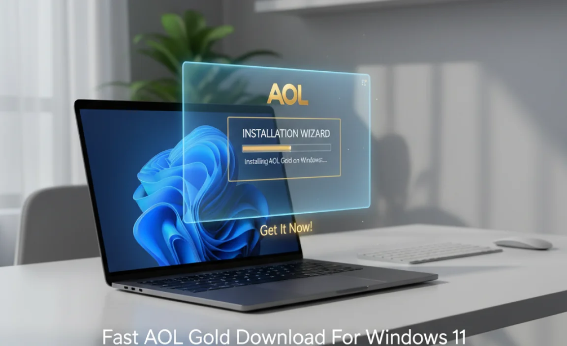 Installing AOL Gold on Windows 11