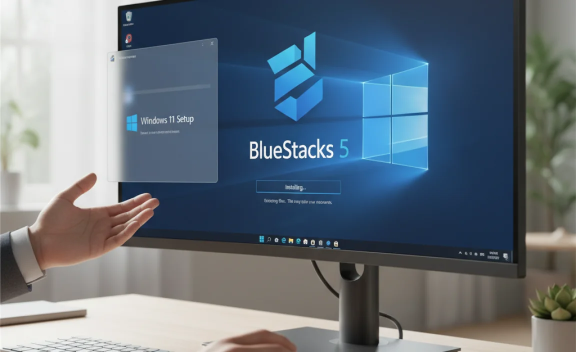Installing Bluestacks on Windows 11