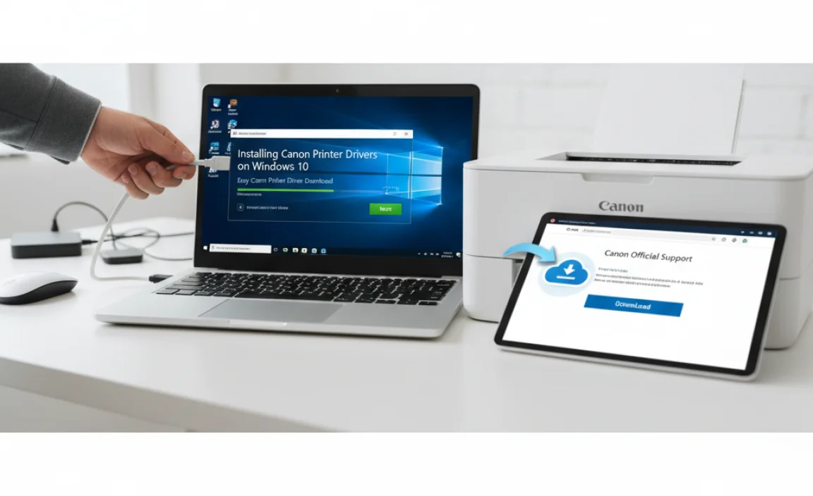 Installing Canon Printer Drivers on Windows 10